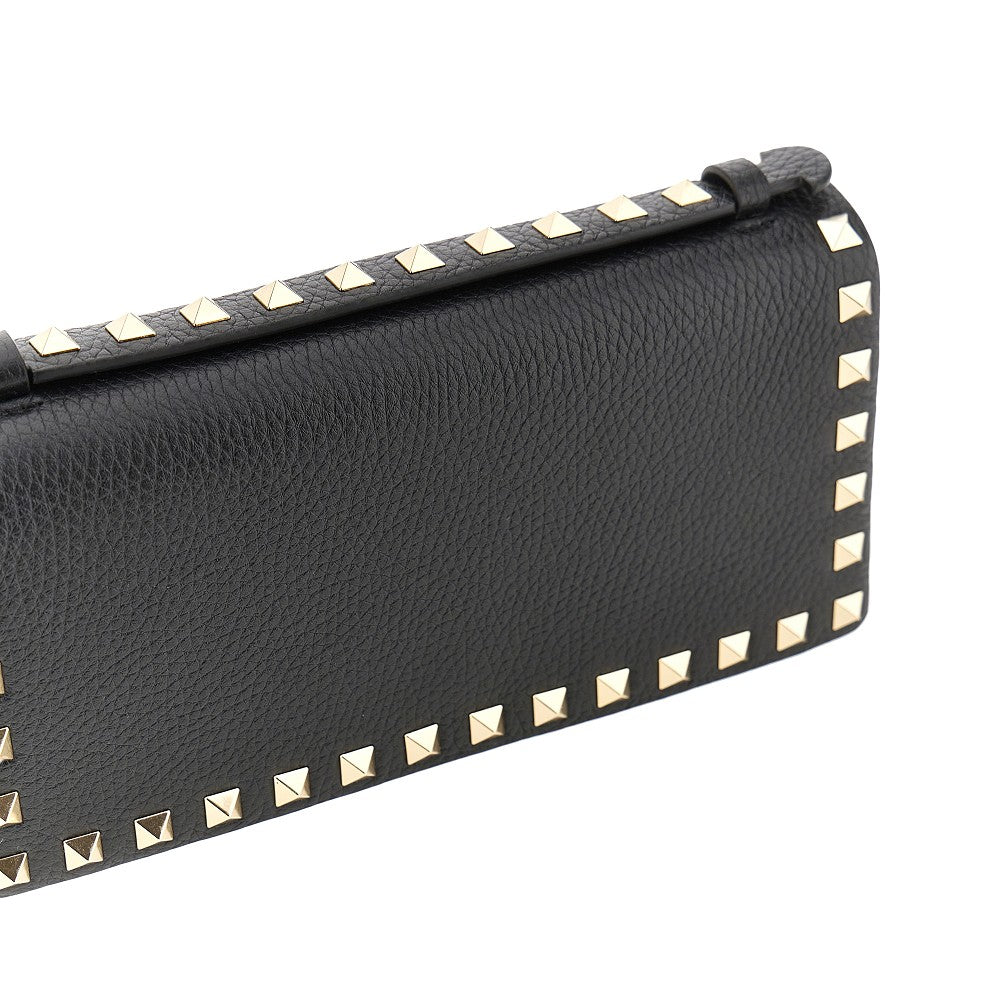 VALENTINO GARAVANI OS rockstud clutch wallet with chain