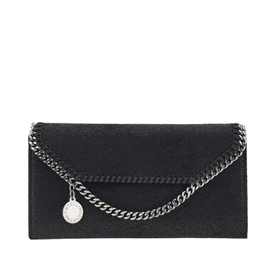 wallet with falabella shoulder strap