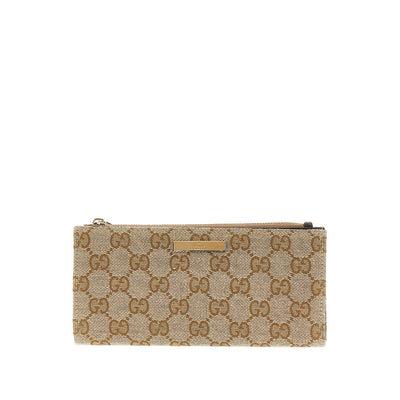 original gg wallet with logo plate
