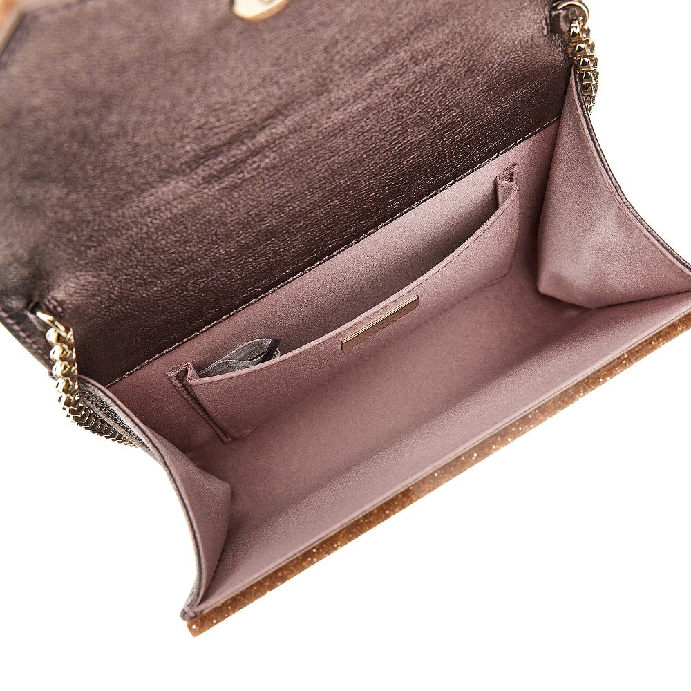 JIMMY CHOO OS candy glittered clutch