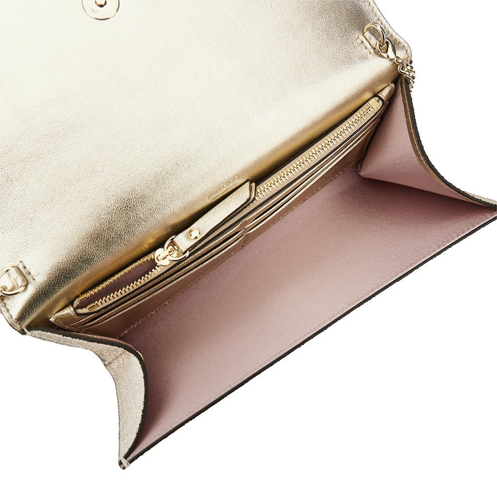 JIMMY CHOO OS emmie glittered pouch