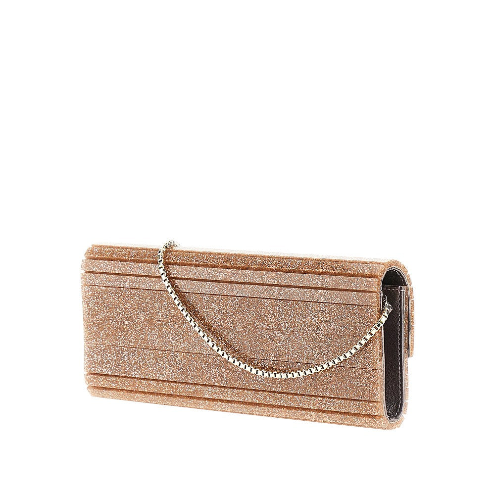 JIMMY CHOO OS sweetie glittered clutch