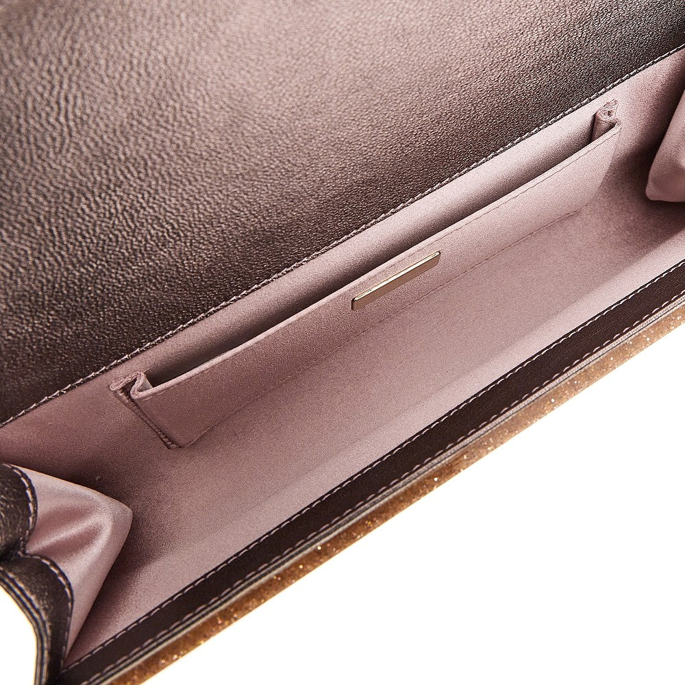 JIMMY CHOO OS sweetie glittered clutch