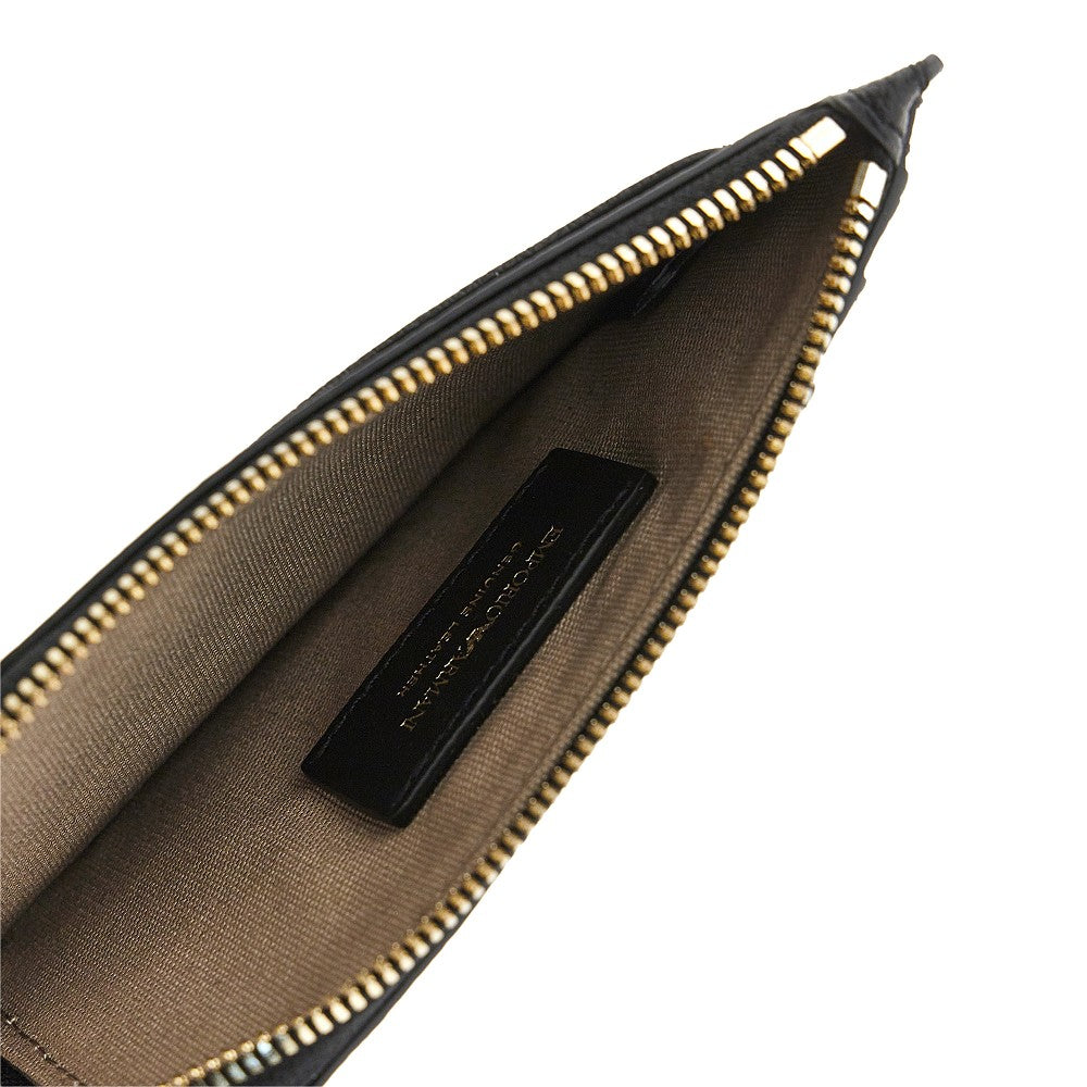 EMPORIO ARMANI OS leather cardholder pouch