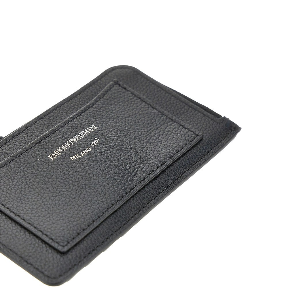 EMPORIO ARMANI OS leather cardholder pouch
