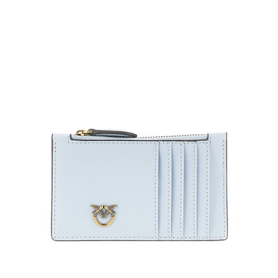 love birds leather cardholder