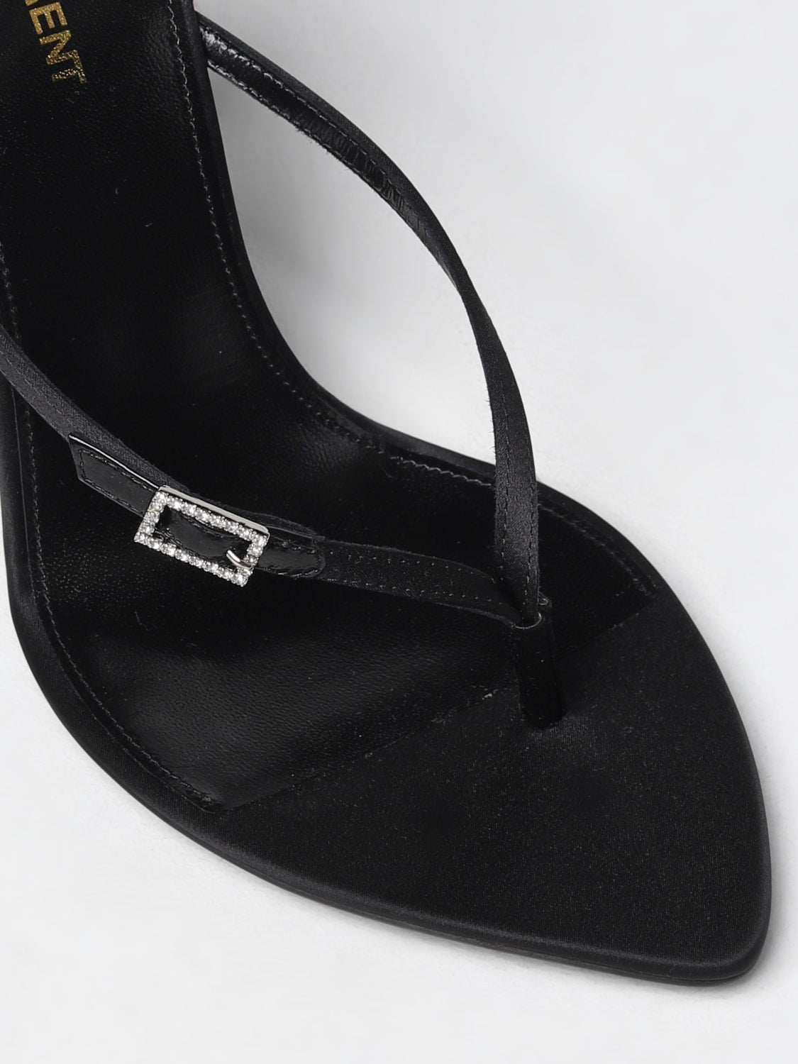 saint laurent silk sandals