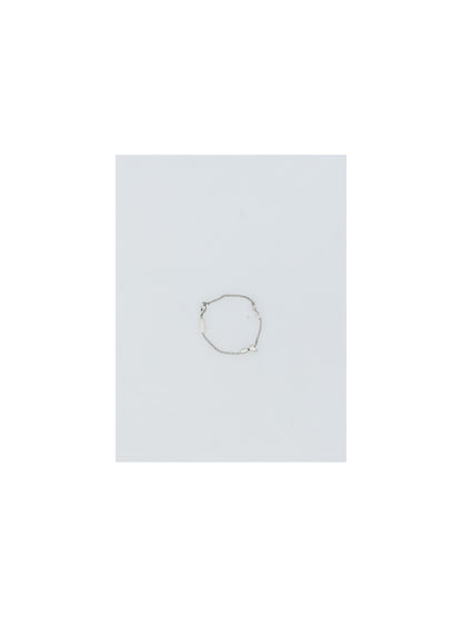 SAINT LAURENT M cassandre charm bracelet in metal and rhinestones 