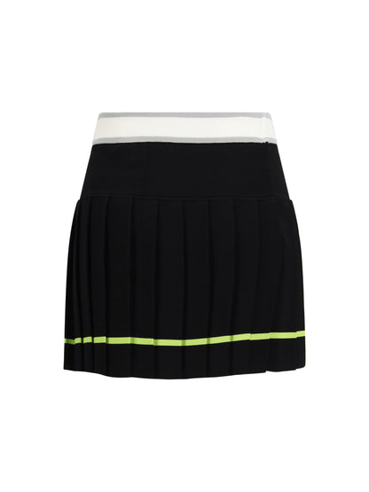 CASABLANCA L  striped pleated skirt