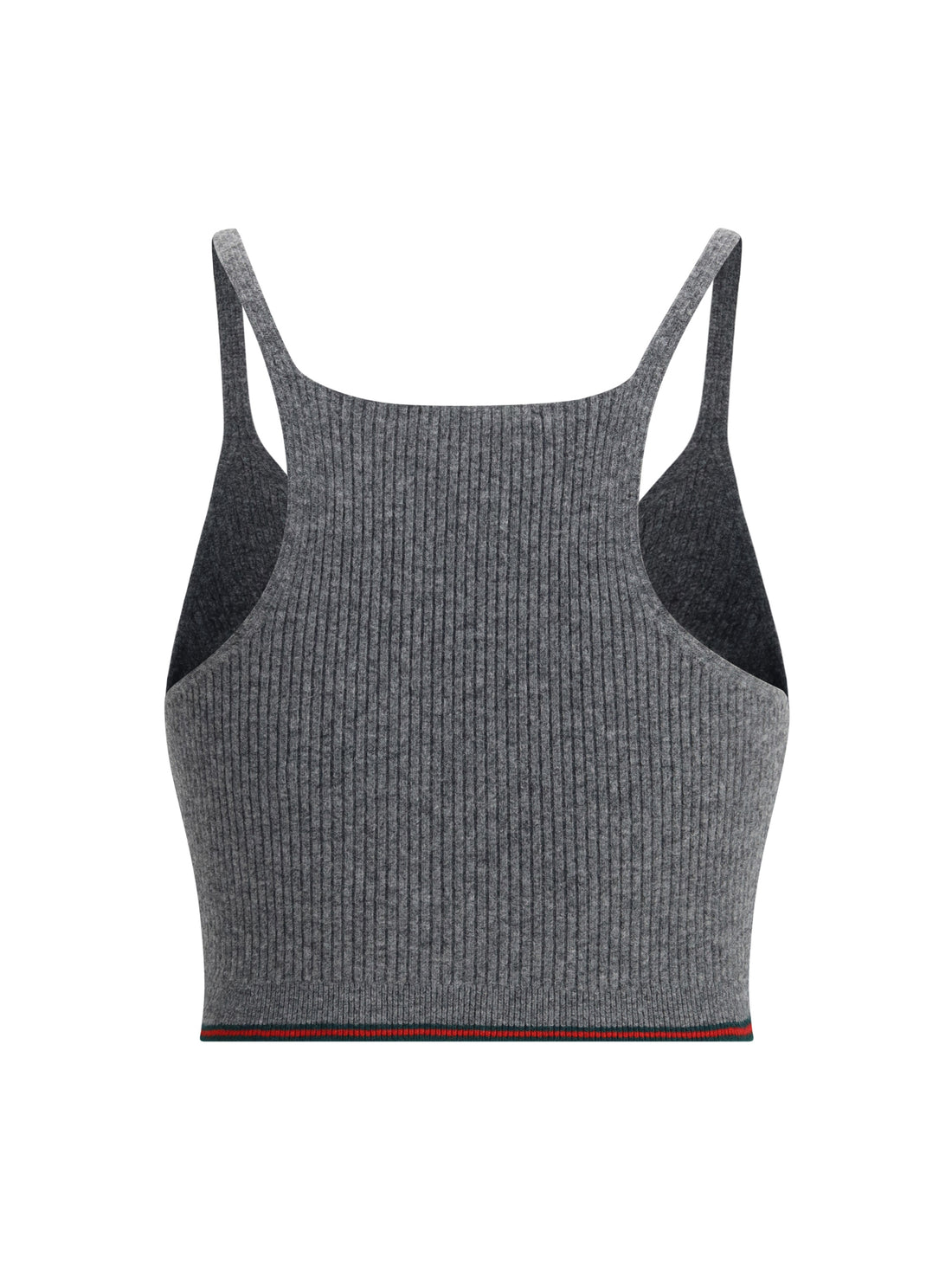 GUCCI M v-neck ribbed top