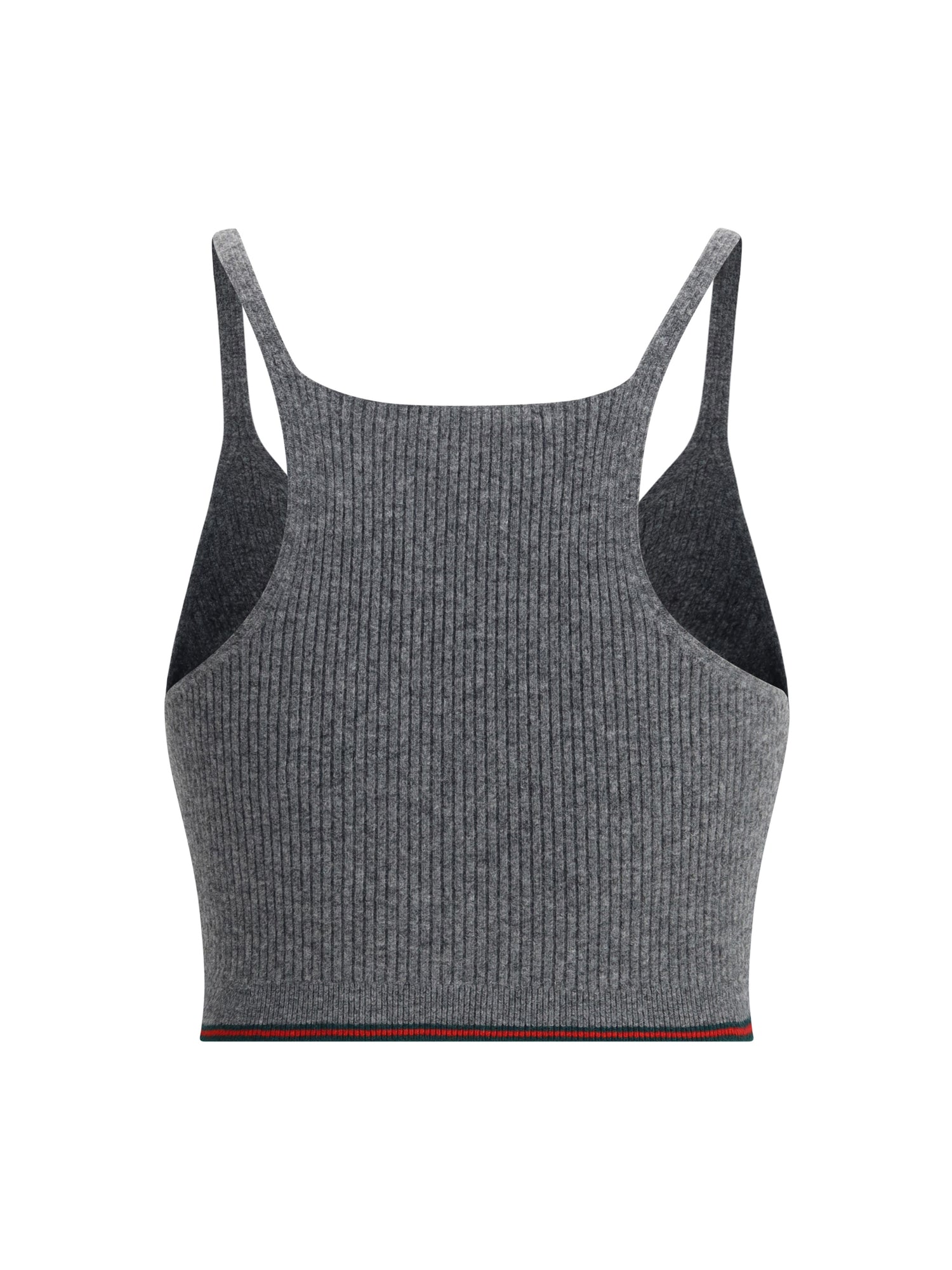 GUCCI M v-neck ribbed top