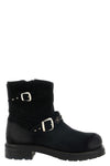 the second/layer rider ankle boots feature a biker-inspired structured silhoue