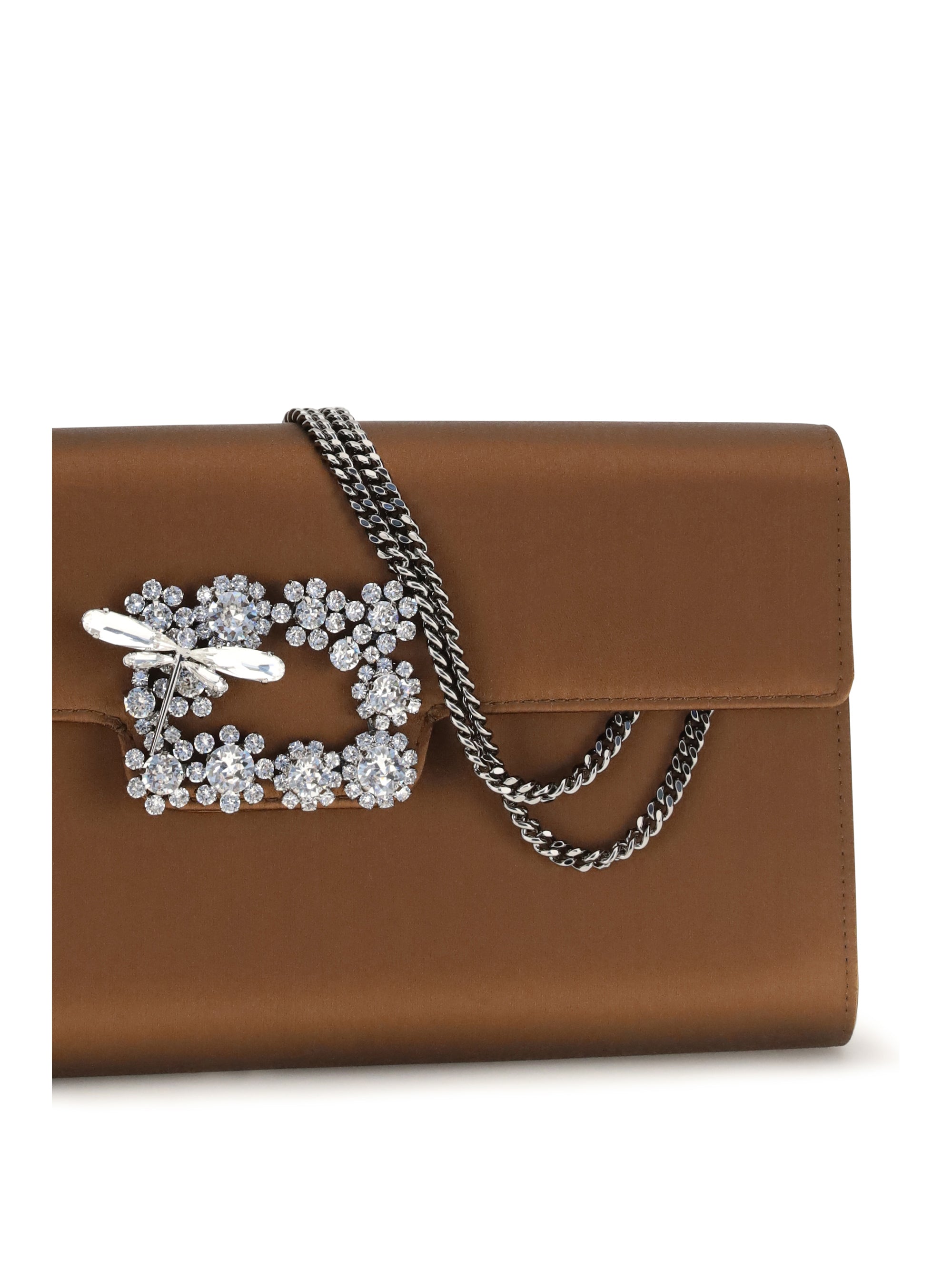 efflorescence satin clutch