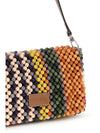 multi bayadere stripe shoulder bag