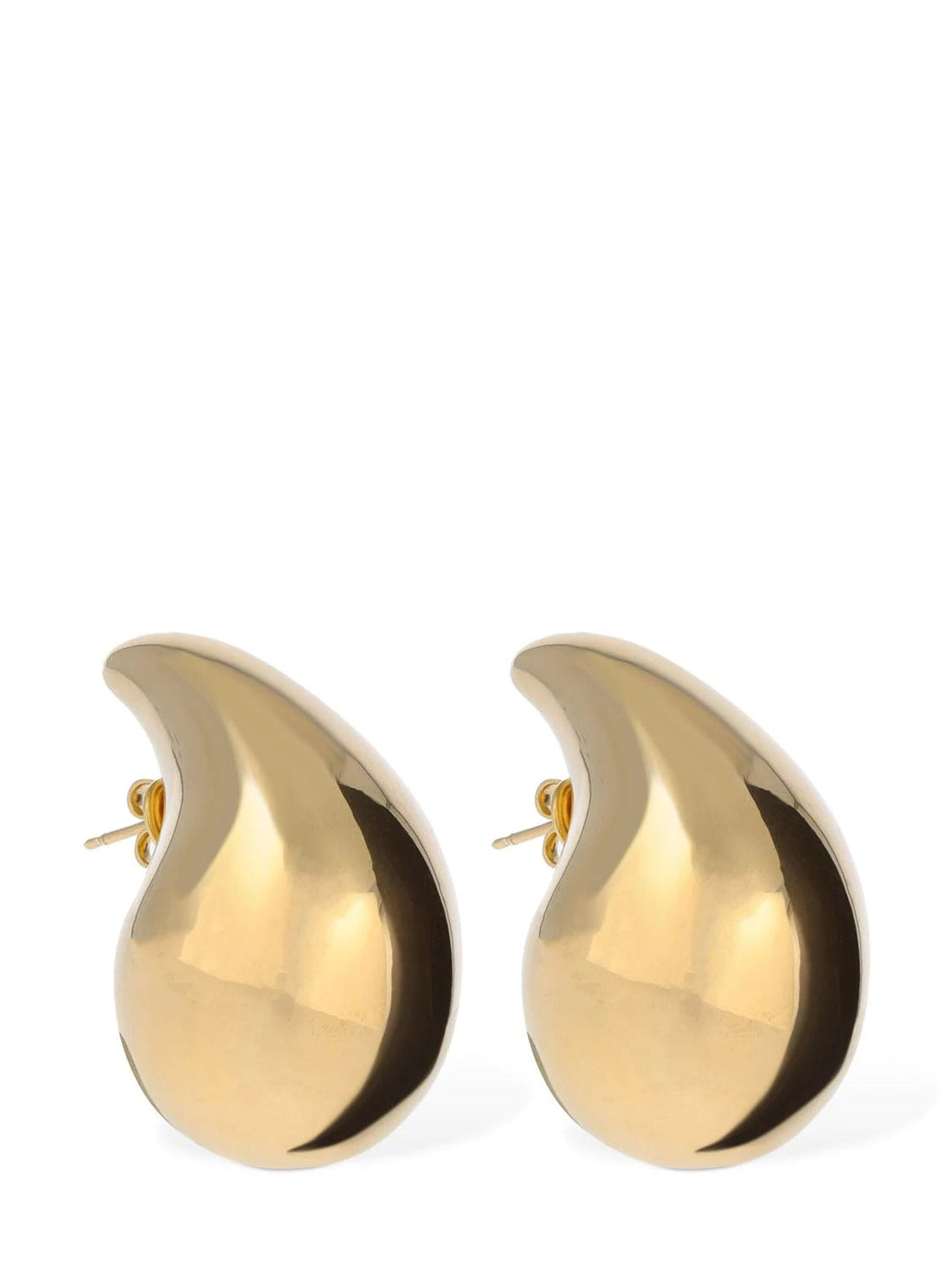 BOTTEGA VENETA Large Drop Golden Earrings