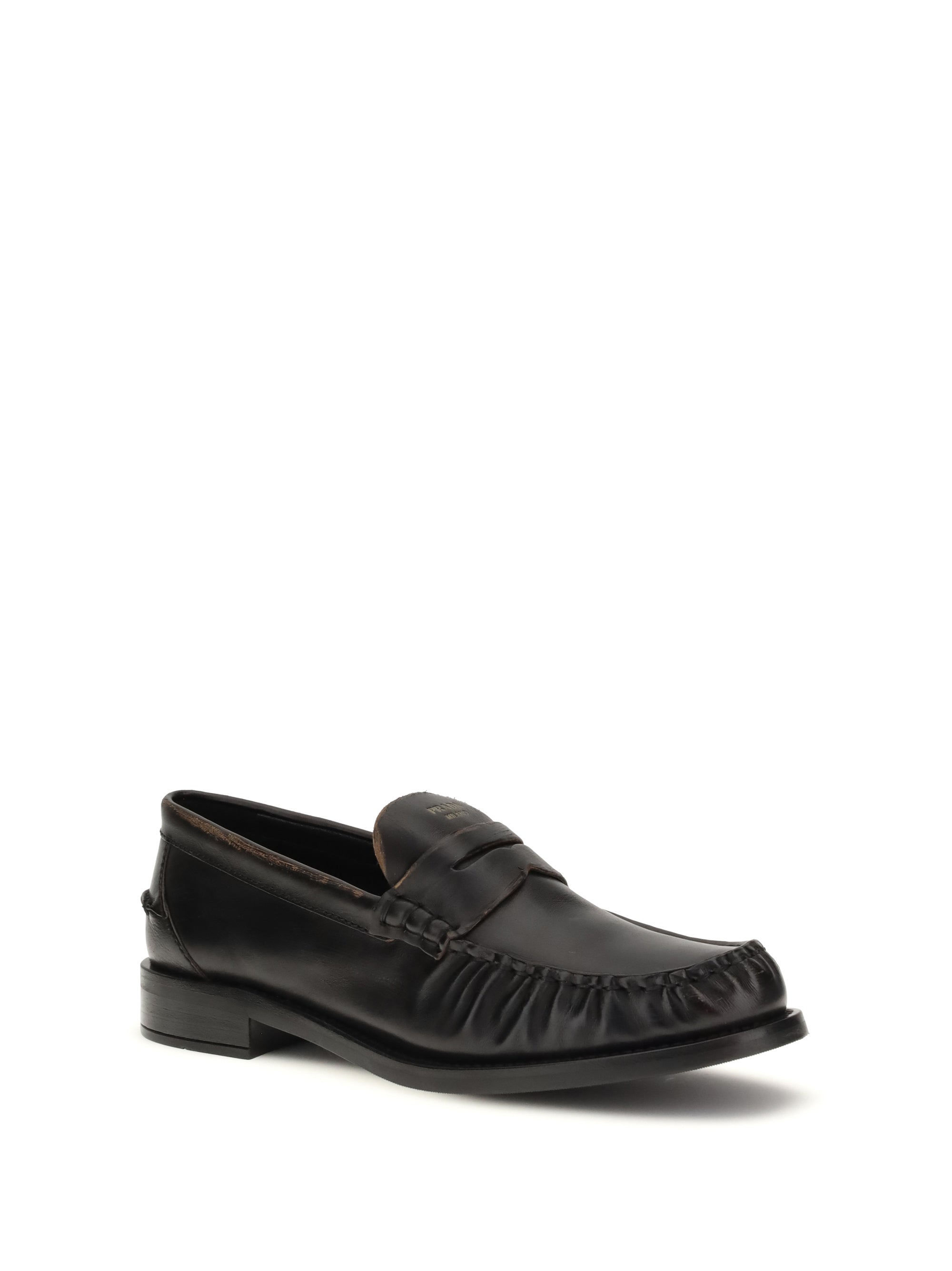 leather loafers