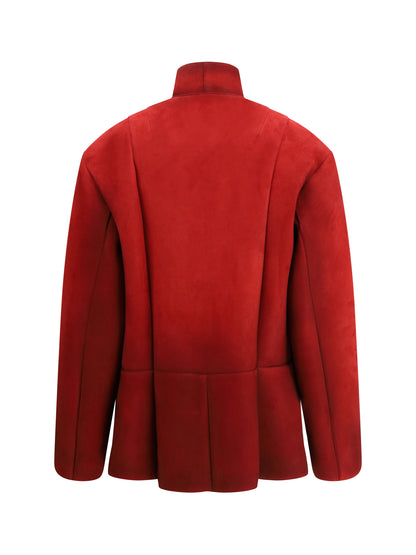 PRADA 40 bonded suede jacket