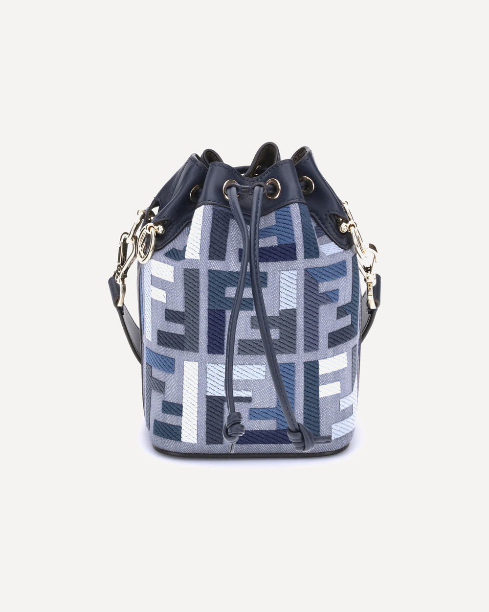 Fendi Mon Tresor Mini Bucket Bag Blue