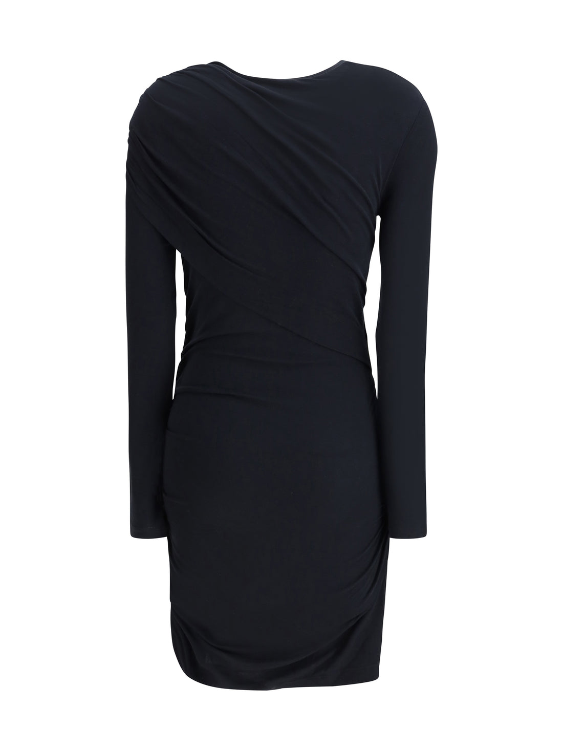 MARANT ETOILE 36 denise short dress in draped jersey