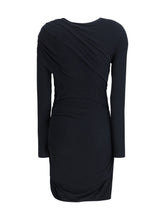 MARANT ETOILE 36 denise short dress in draped jersey