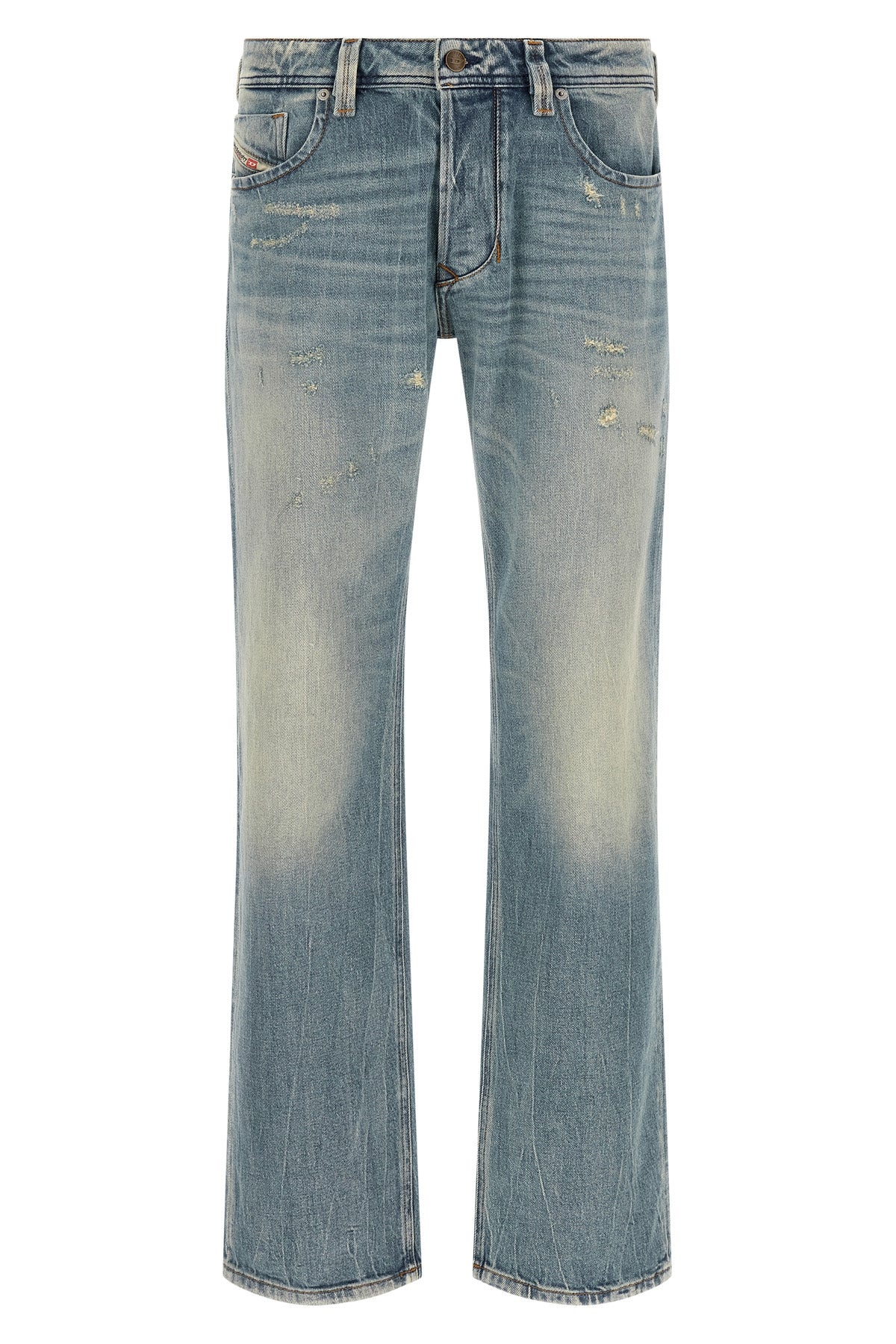 diesel 1985 larkee low-waisted jeans feature a regular silhouette