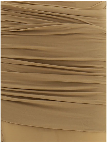 MAGDA BUTRYM 38 long dress with draping