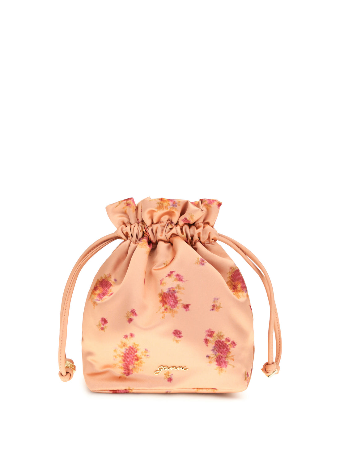 GANNI OS printed nylon pouch