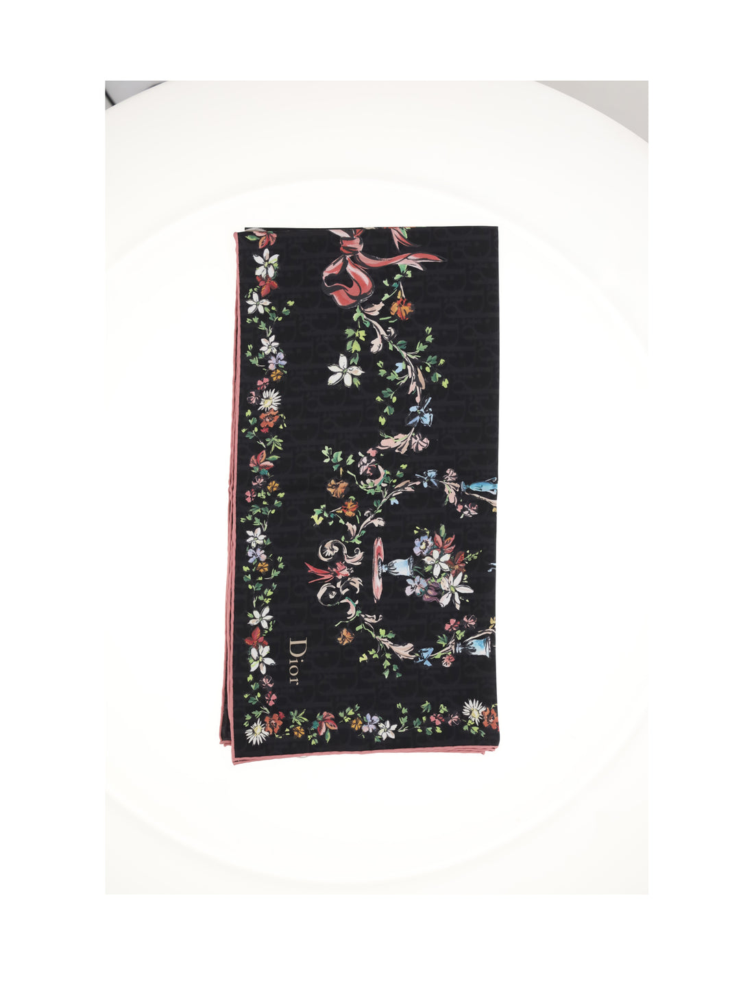 DIOR OS 90x90 oblique scarf