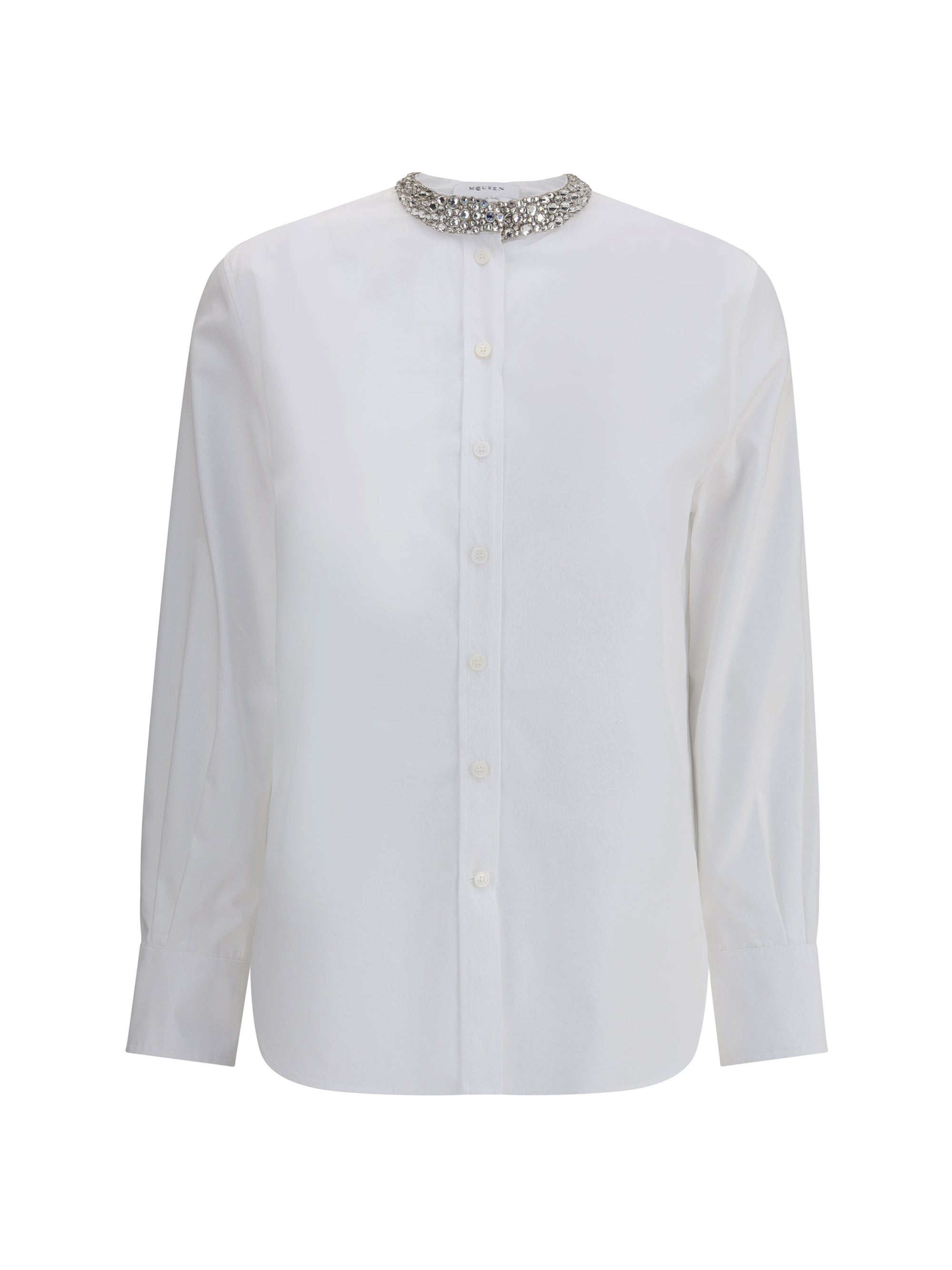 ALEXANDER MCQUEEN 42 shirt with embellished collar