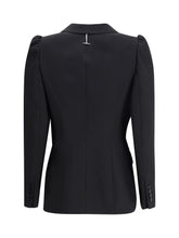 ALEXANDER MCQUEEN 42 black single-breasted jacket