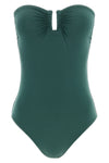 the eres cassiopee bandeau one-piece swimsuit redefines seaside elegance through