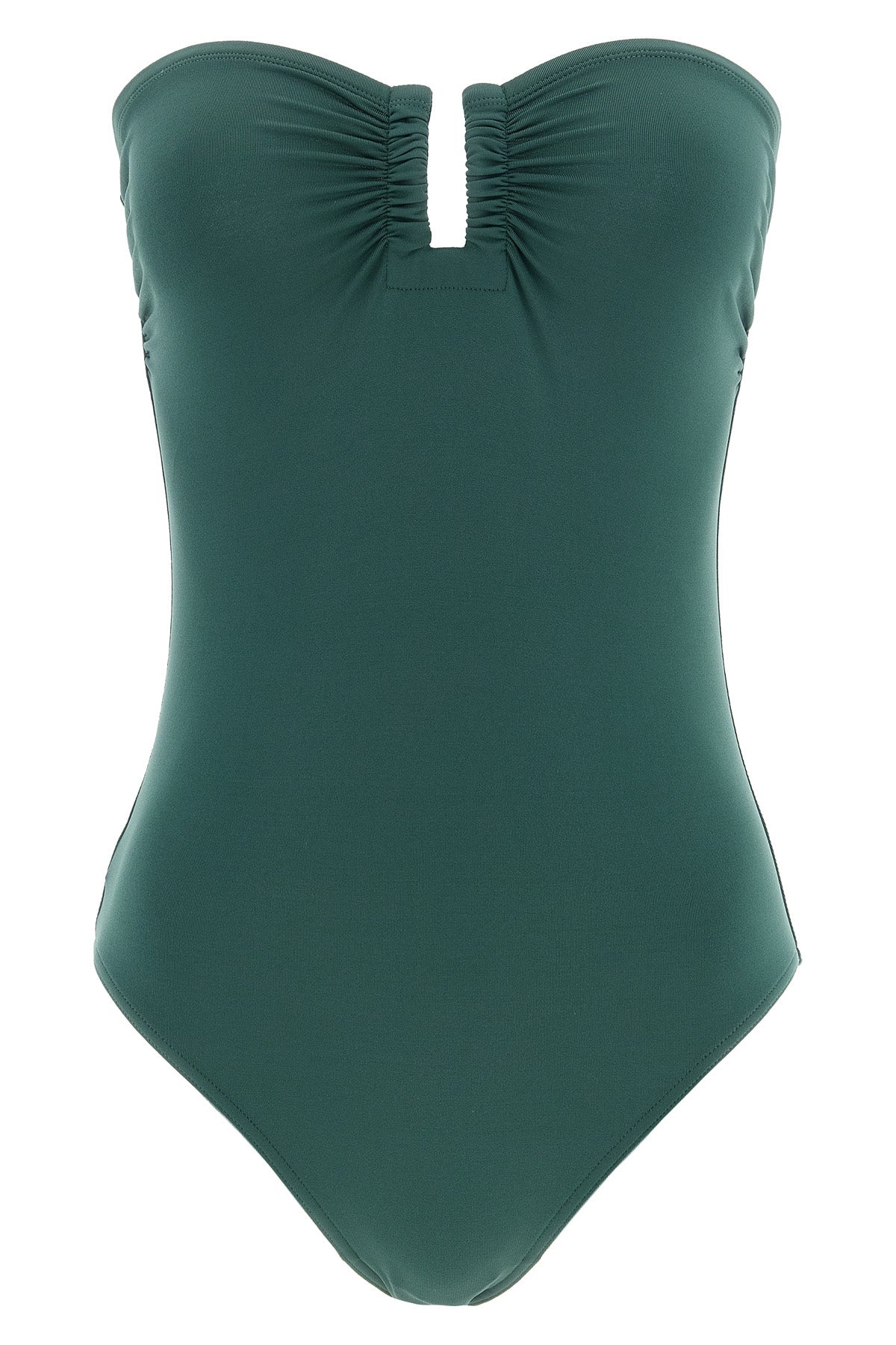 the eres cassiopee bandeau one-piece swimsuit redefines seaside elegance through