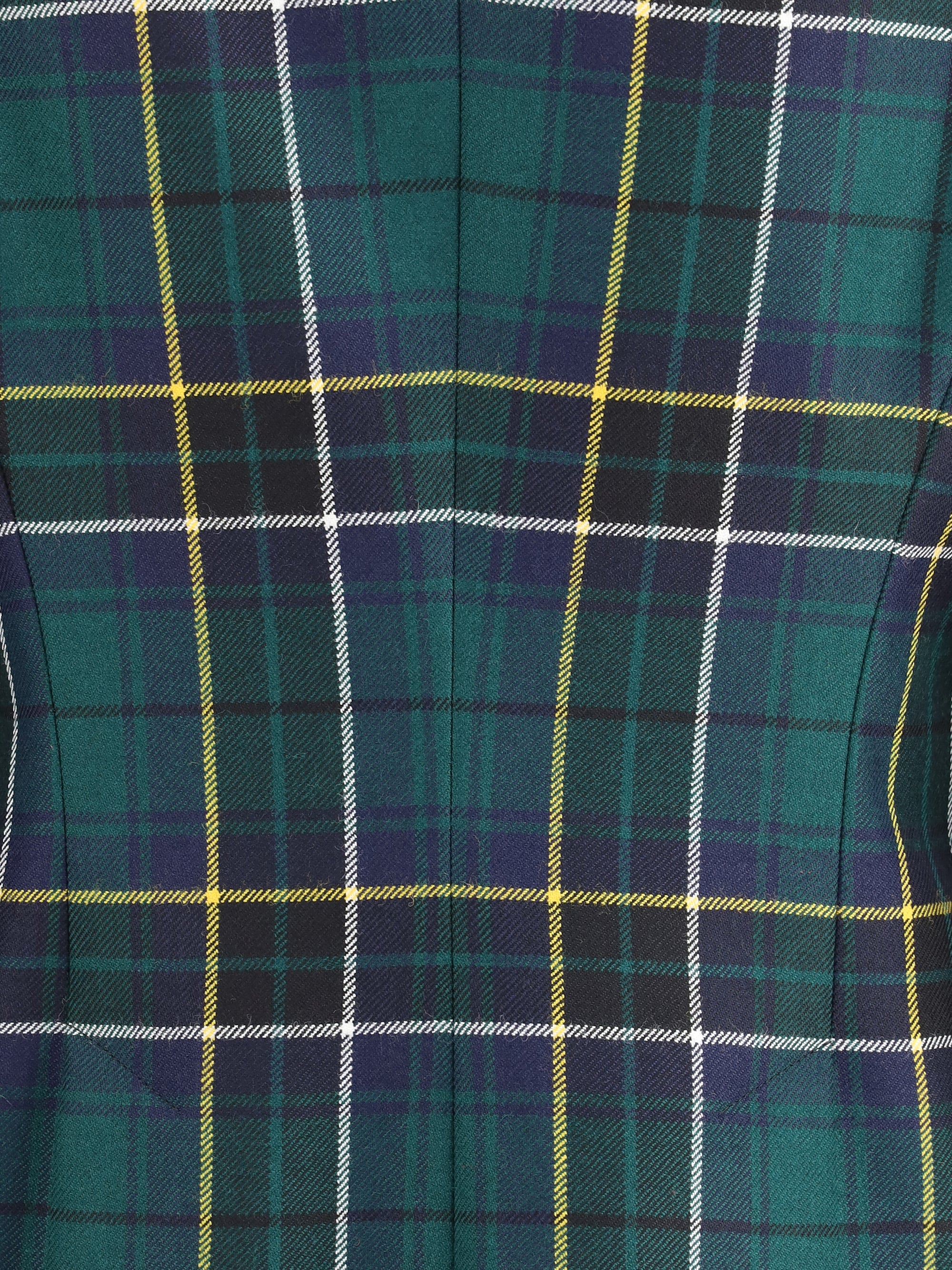 ALEXANDER MCQUEEN 44 check patterned blazer