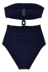 marina one-piece swimsuit in peau douce* fabric