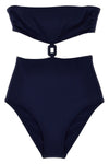 marina one-piece swimsuit in peau douce* fabric