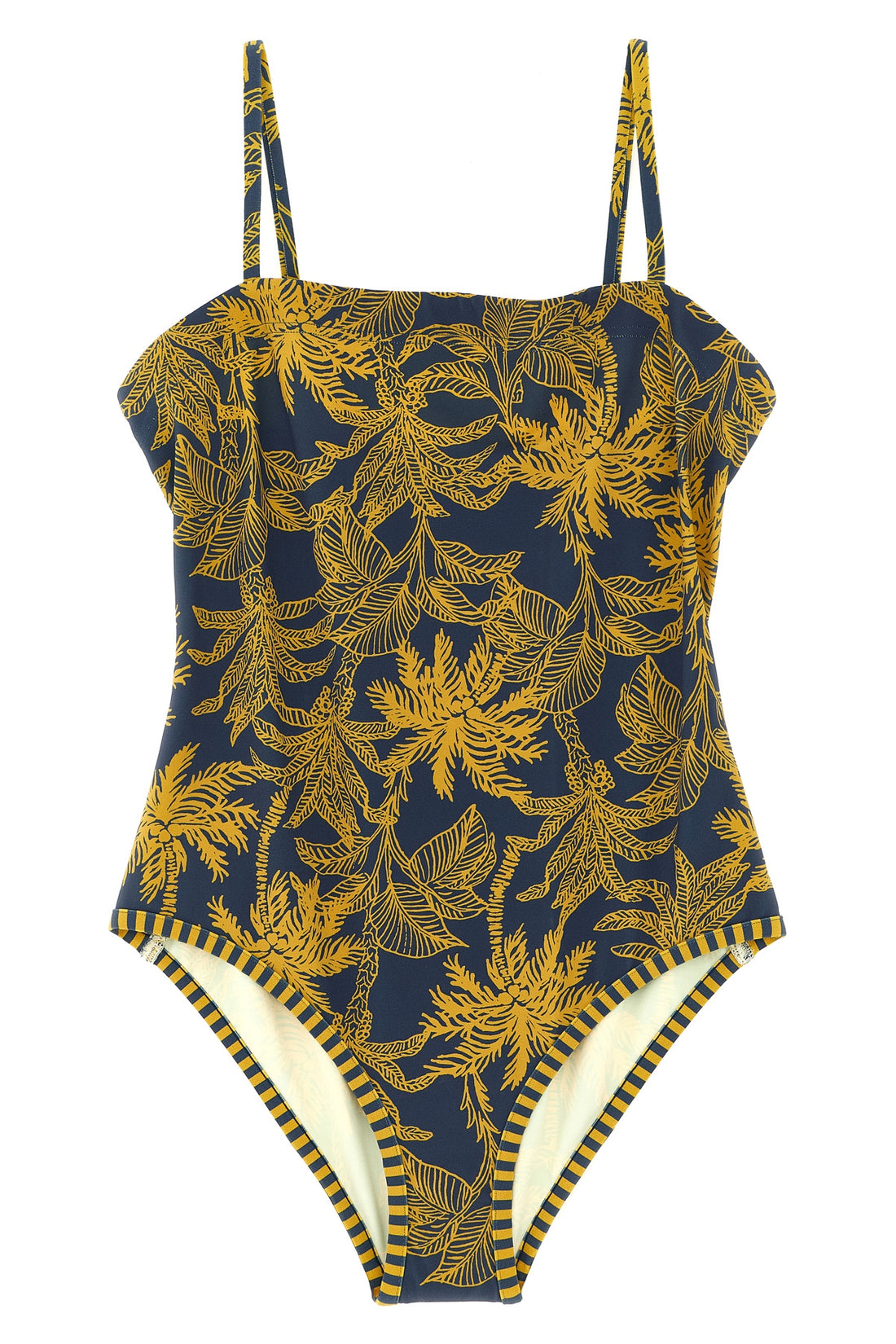 ERES 38 tropical one-piece swimsuit in peau douce* fabric