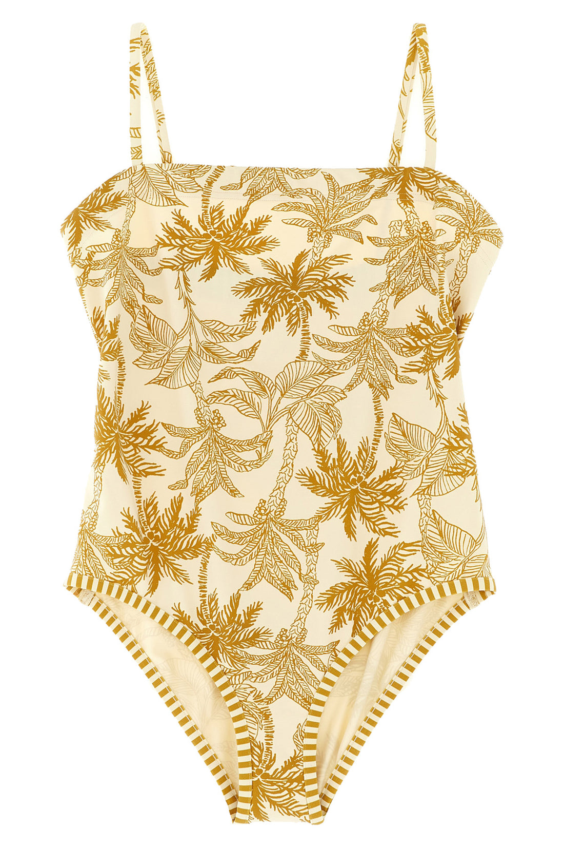 ERES 36 tropical one-piece swimsuit in peau douce* fabric