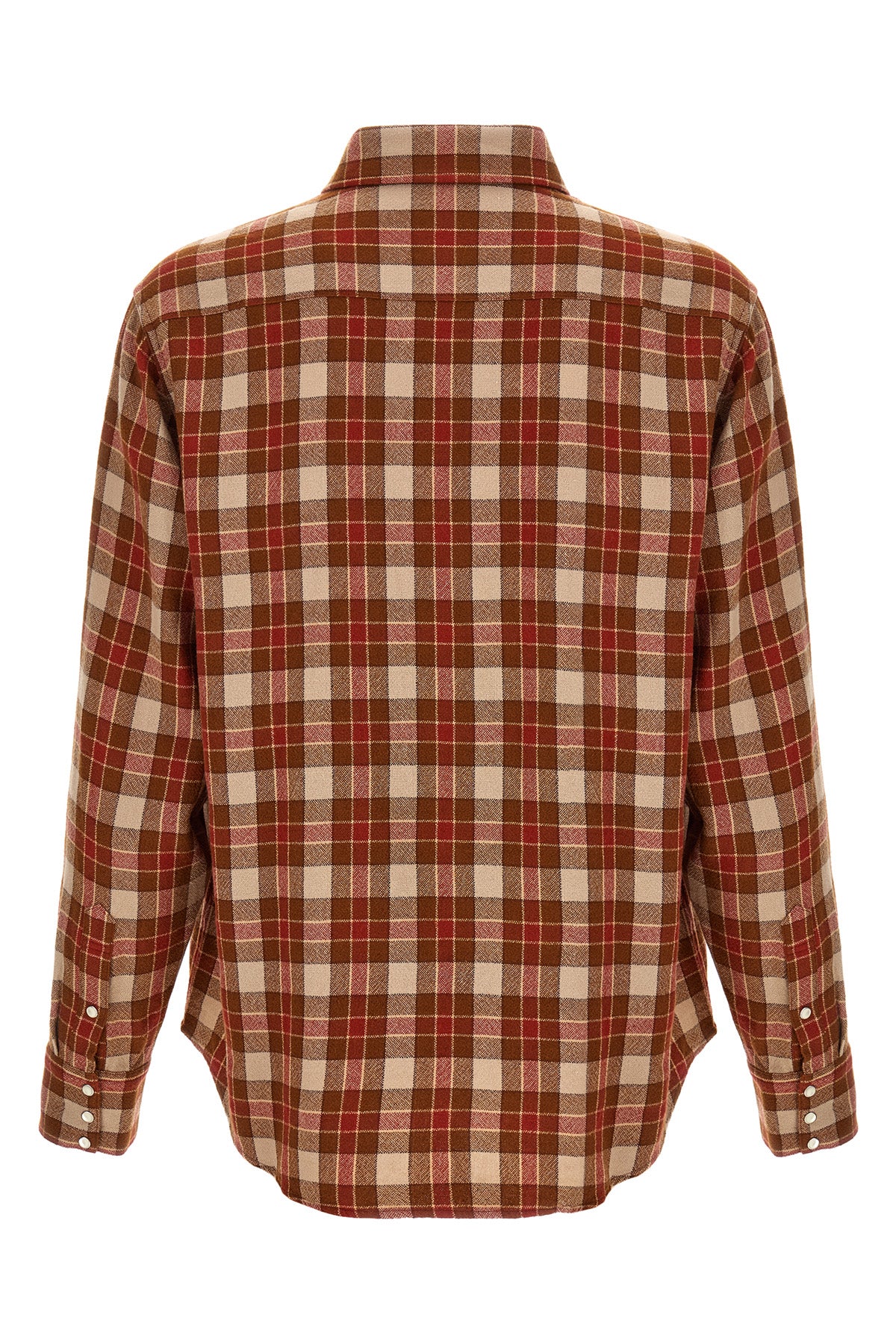 the meridian check visvim long-sleeved shirt