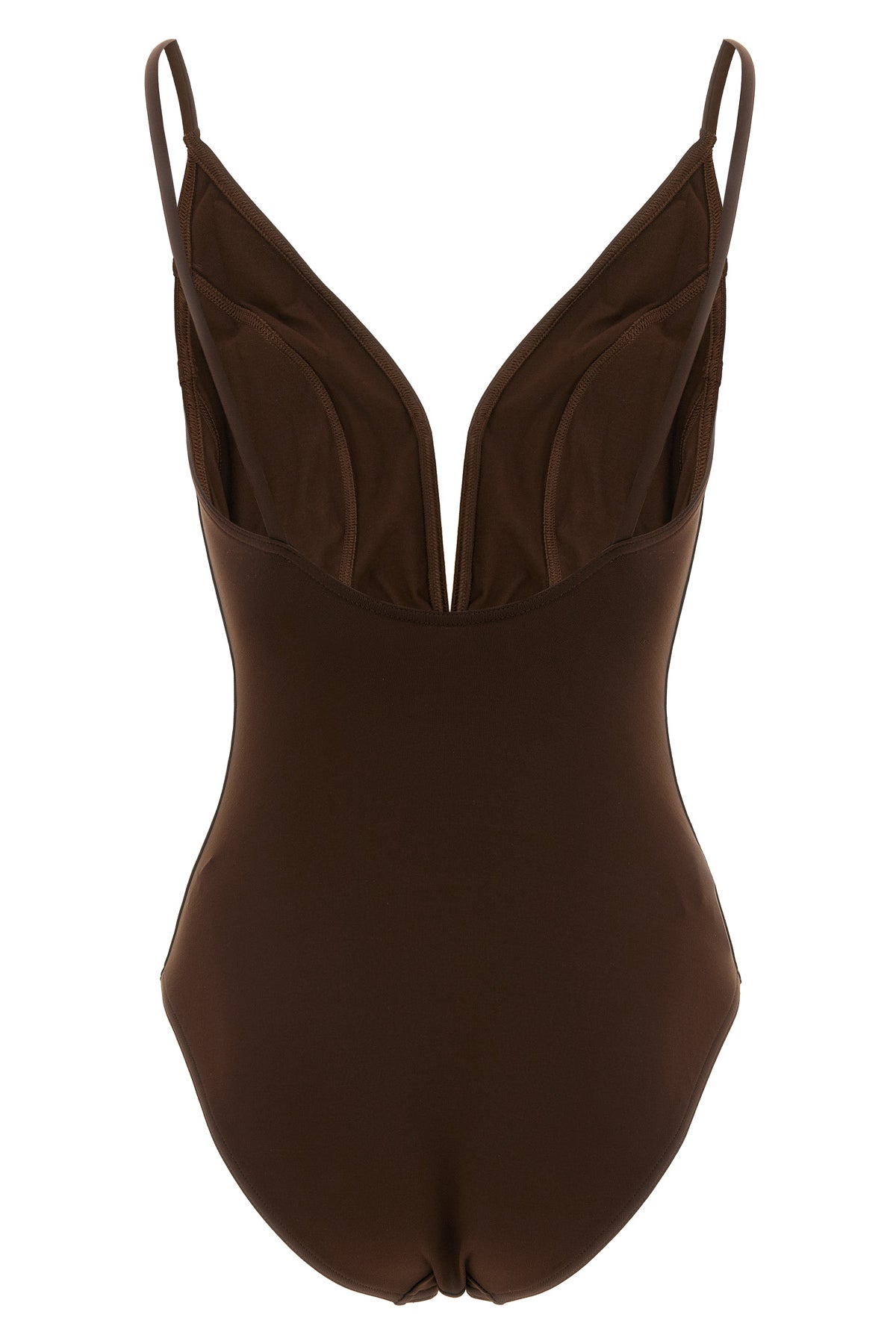 galbe eres s one-piece swimsuit defines the silhouette through impeccable constr