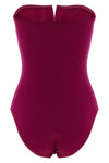the eres apparence one-piece swimsuit defines the silhouette through a rigorous