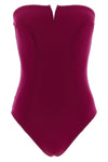 the eres apparence one-piece swimsuit defines the silhouette through a rigorous