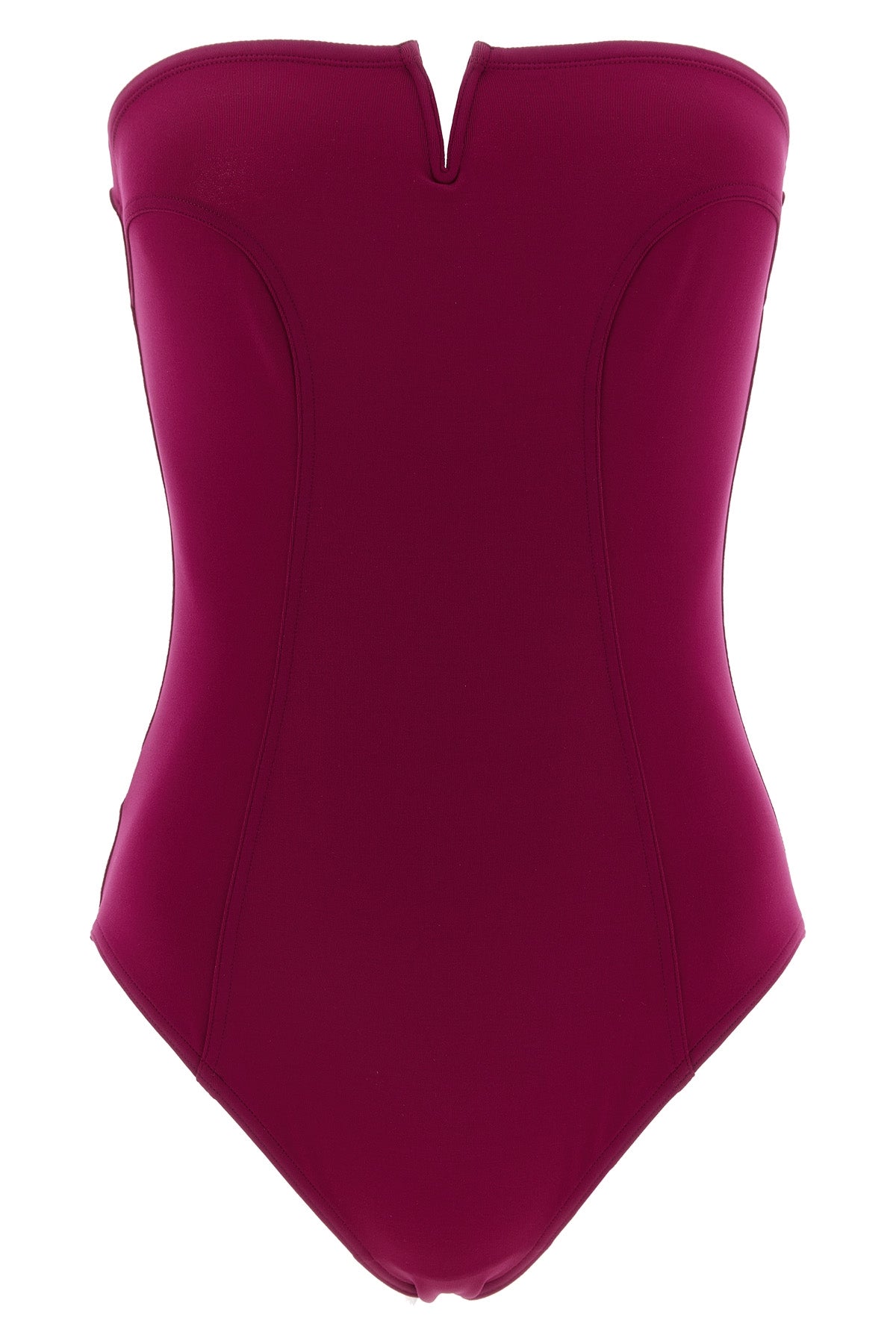 the eres apparence one-piece swimsuit defines the silhouette through a rigorous