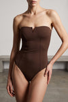 the eres apparence one-piece swimsuit defines a new bathing aesthetic through gr