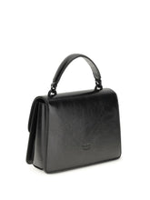 PINKO OS shiny leather love one top mini handbag