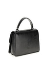shiny leather love one top mini handbag