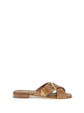 PRADA 37.5 leather sandals