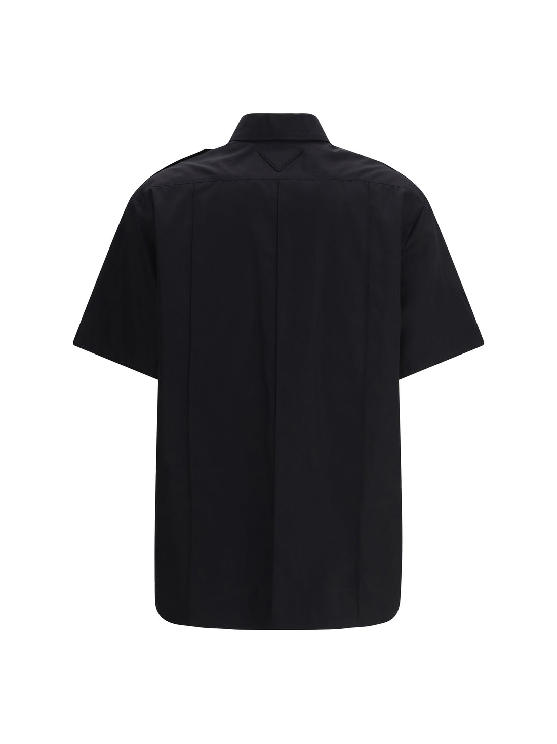 PRADA 40 short-sleeve poplin shirt 