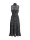 sequined midi dress