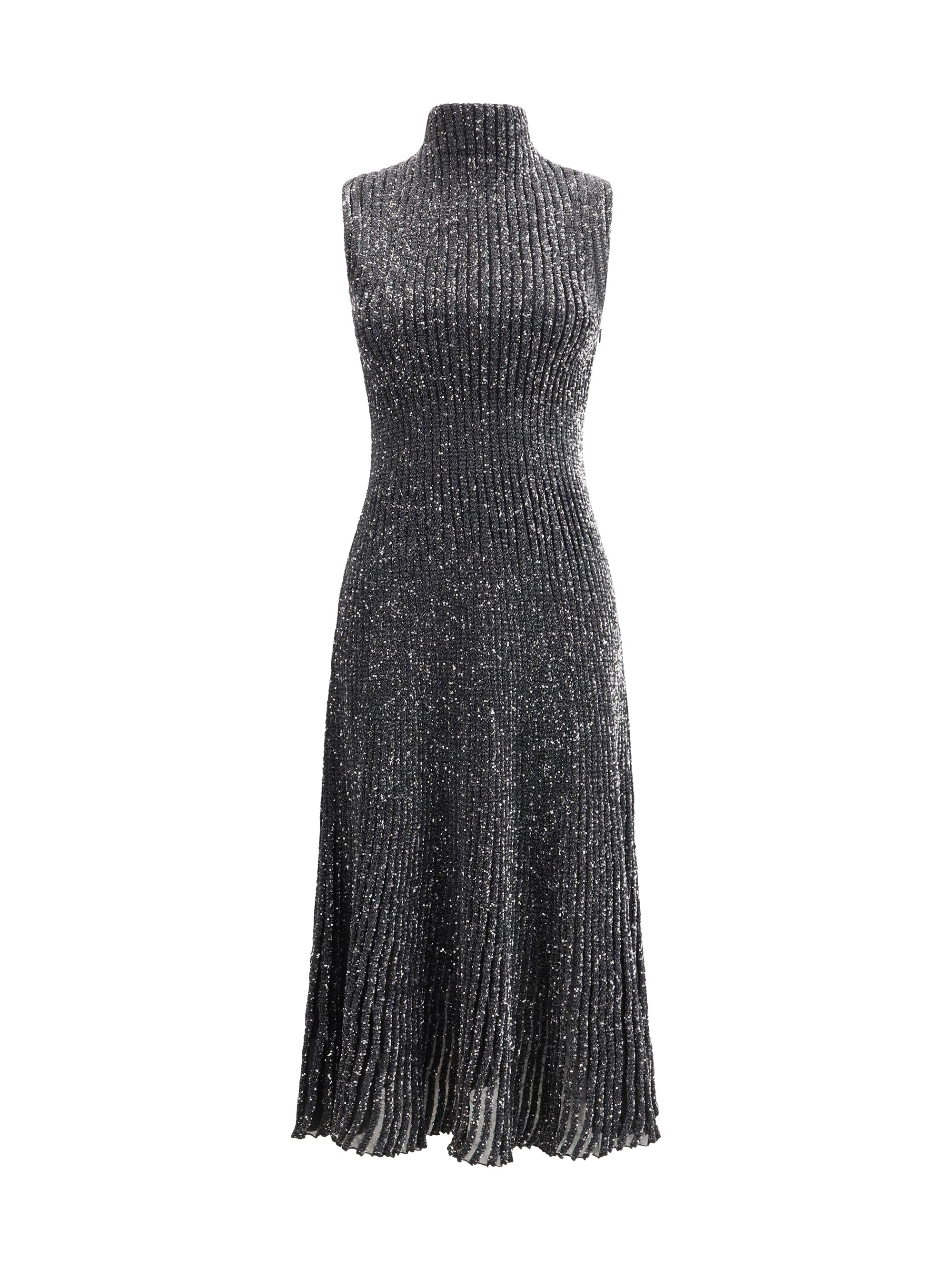 sequined midi dress