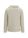ribbed neck sweater